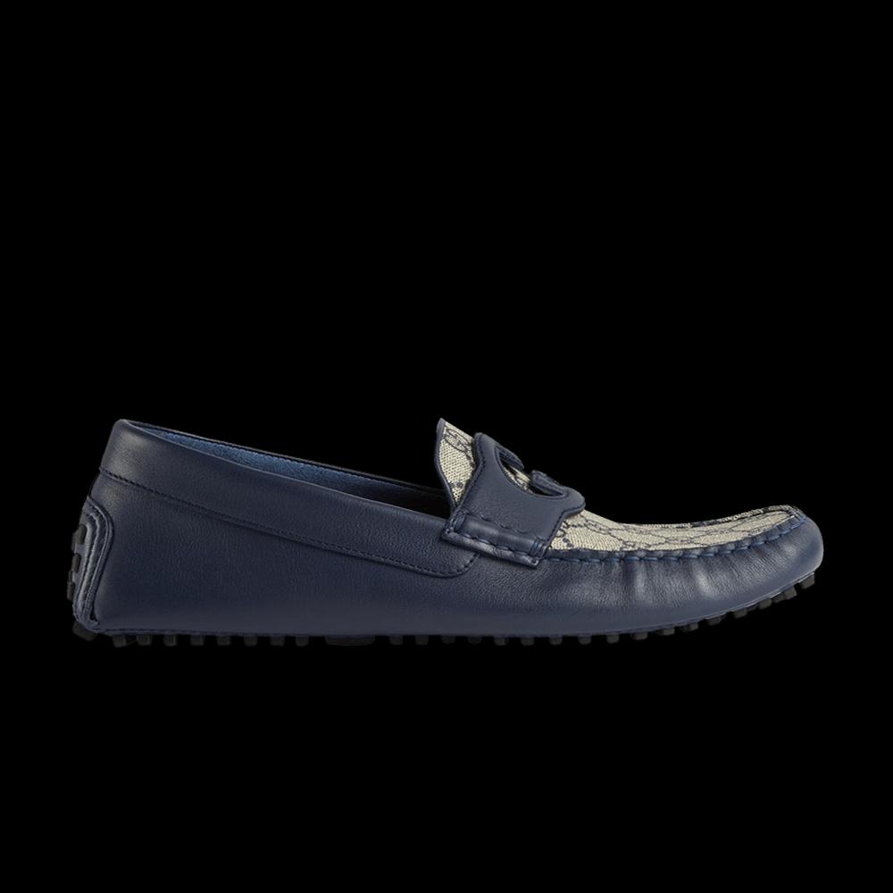 Кроссовки Gucci Driver 'Interlocking G - Синий' 1
