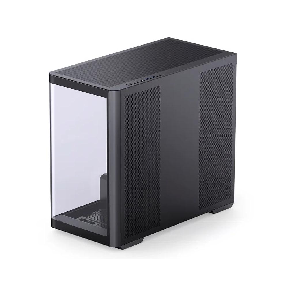 Jonsbo D300 без центральной стойки, панорамное стекло Micro-ATX корпус - черный 5