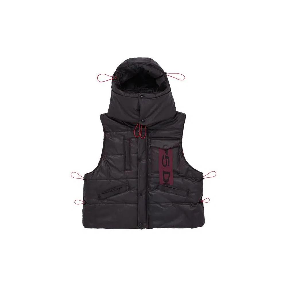Жилеты Sp5der Hooded Puffer Vest 'Коричневый' 1