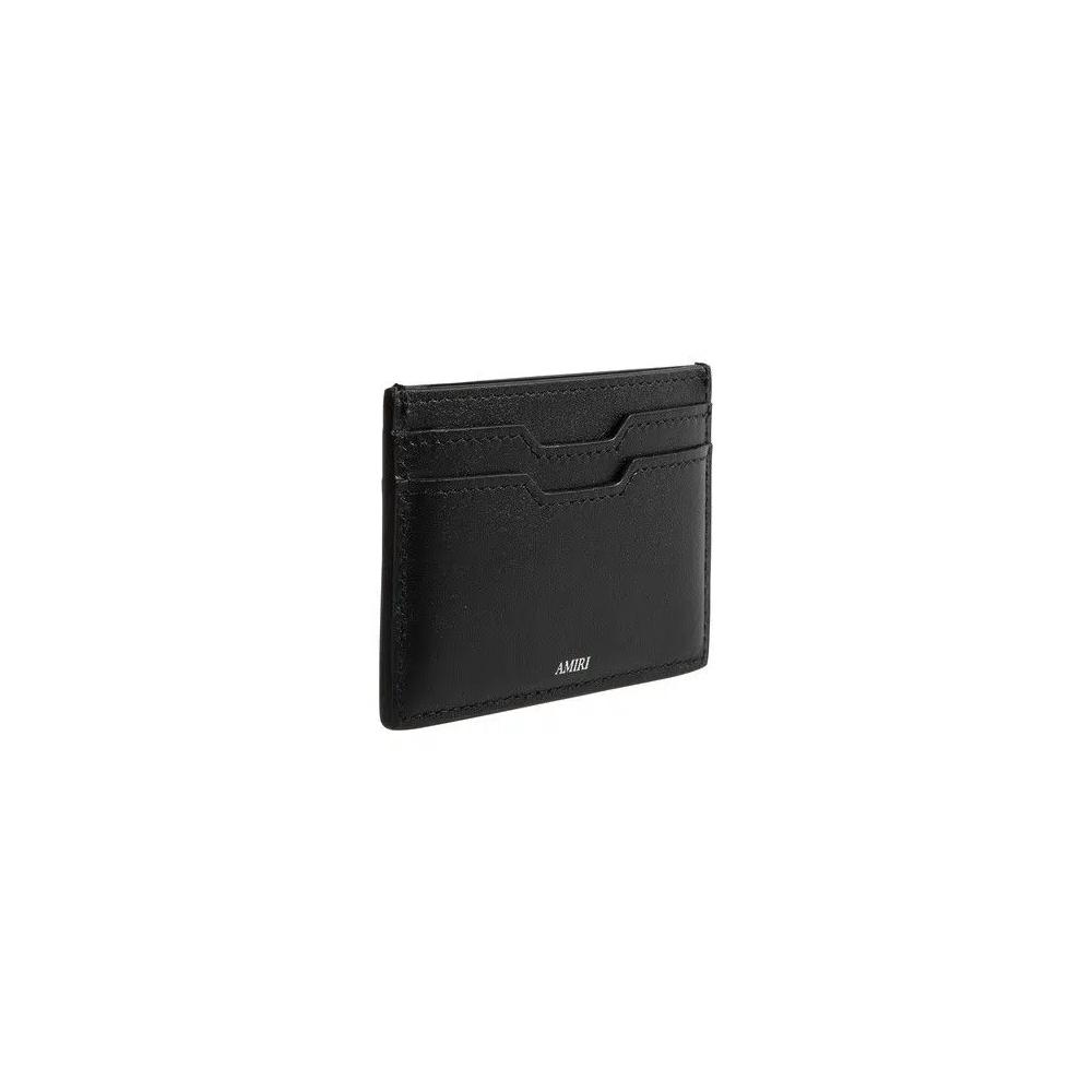 Держатели карт Amiri Three Star Leather Card Holder 'Black' 2