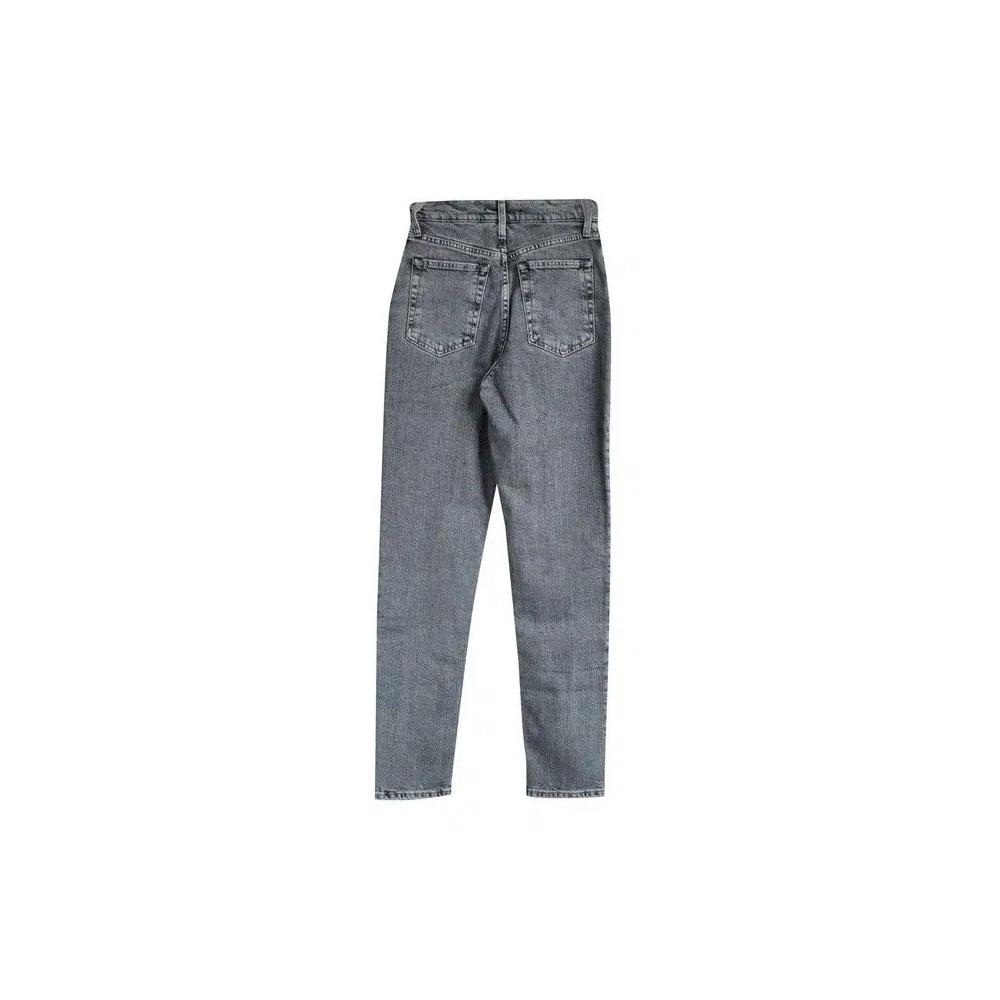 Джинсы Helmut Lang Runway Hi Spikes Zipper 'Grey' 2