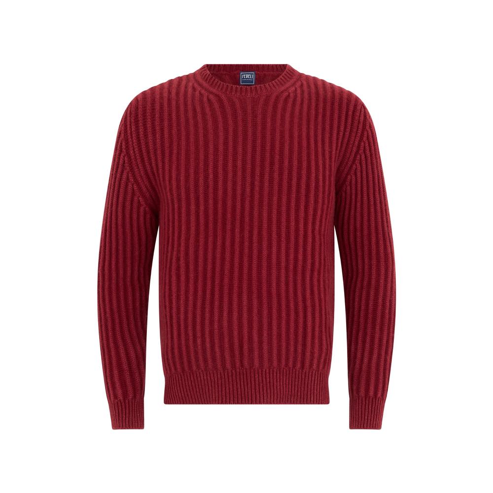 ribbed-knit cashmere sweater 1