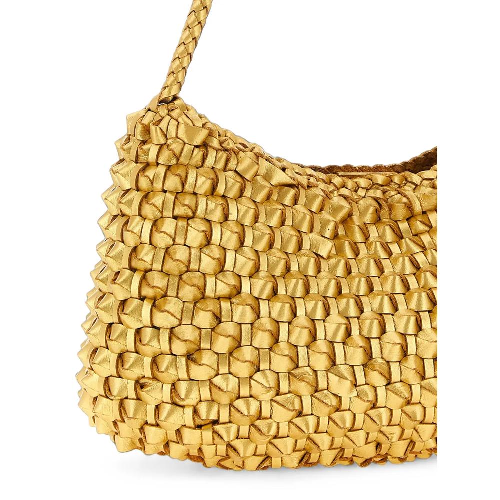 Basil Cactus braided leather shoulder bag 3