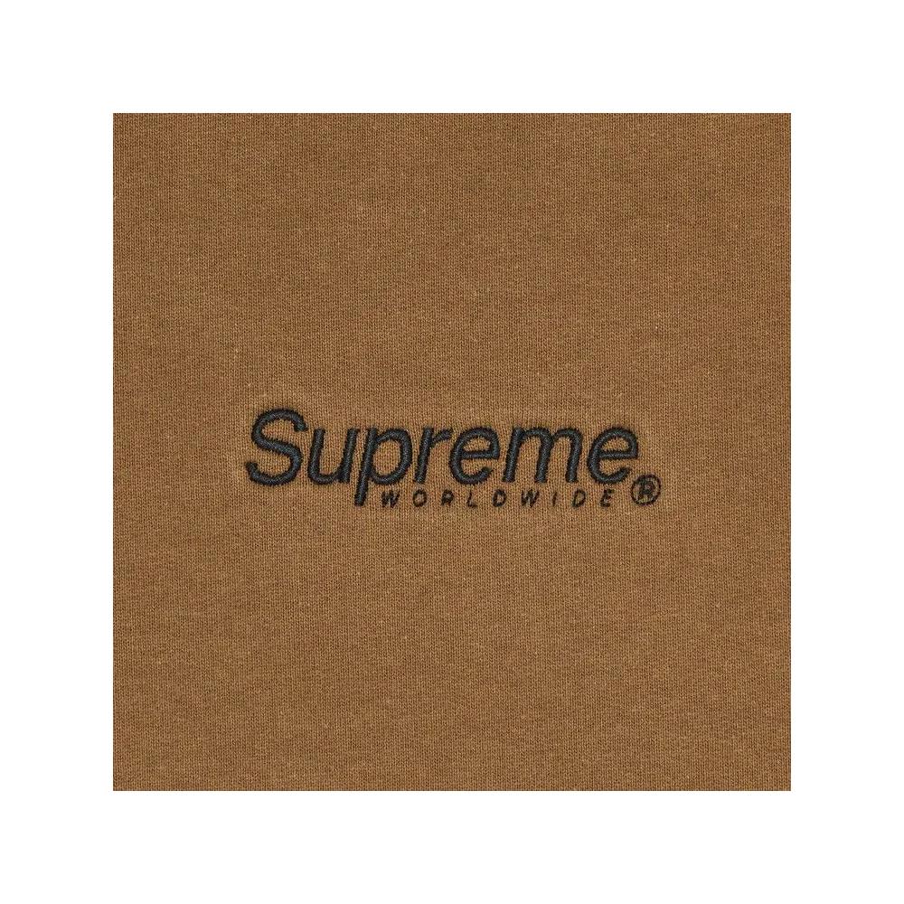 Худи Supreme Worldwide Hooded Sweatshirt 'Olive Brown' 3
