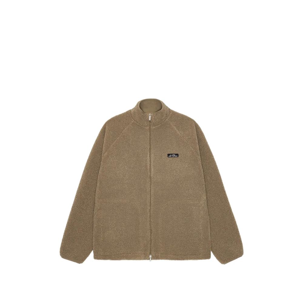 fleece raglan-sleeve jacket 1