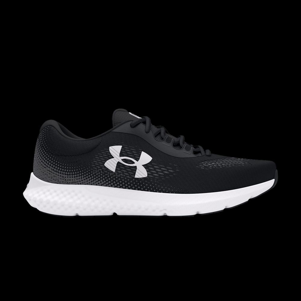 Кроссовки Under Armour Charged Rogue 4 4E Wide 'Black White' 1