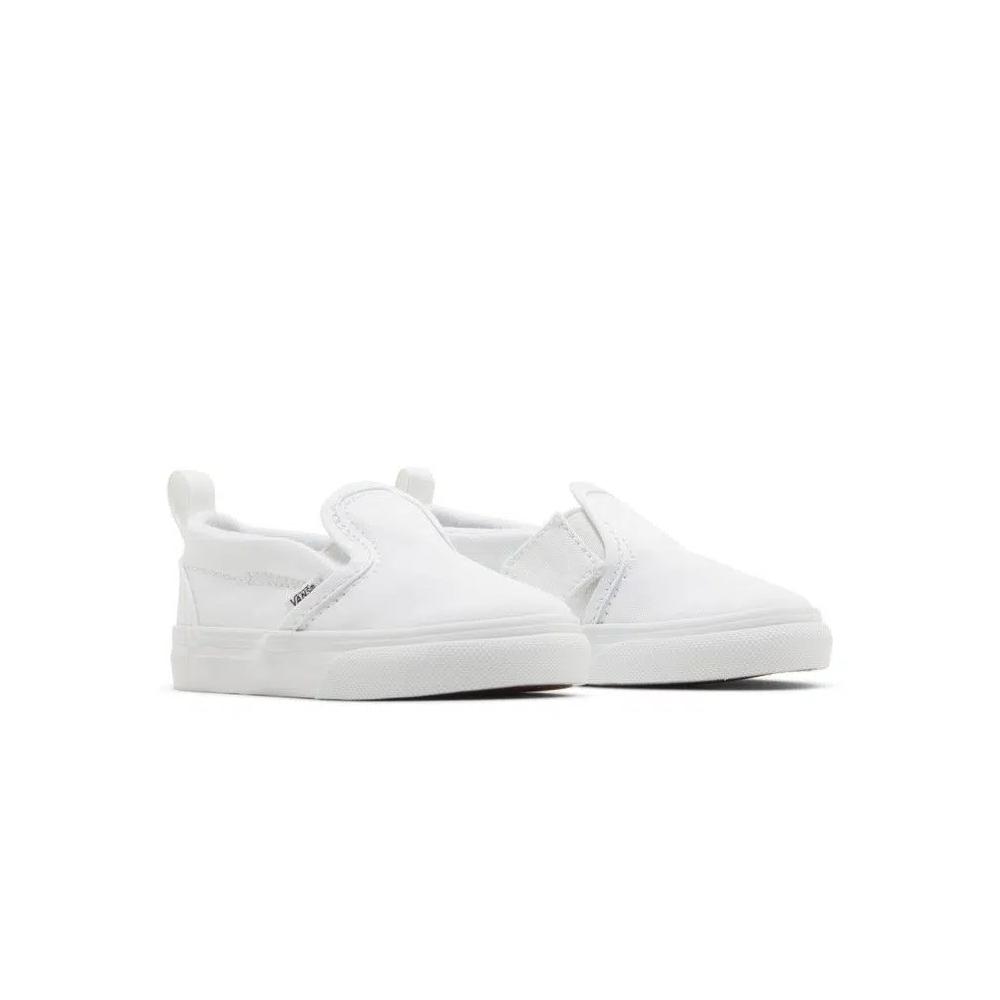 Слипоны Vans Slip-On V Toddler 'Triple White' 8