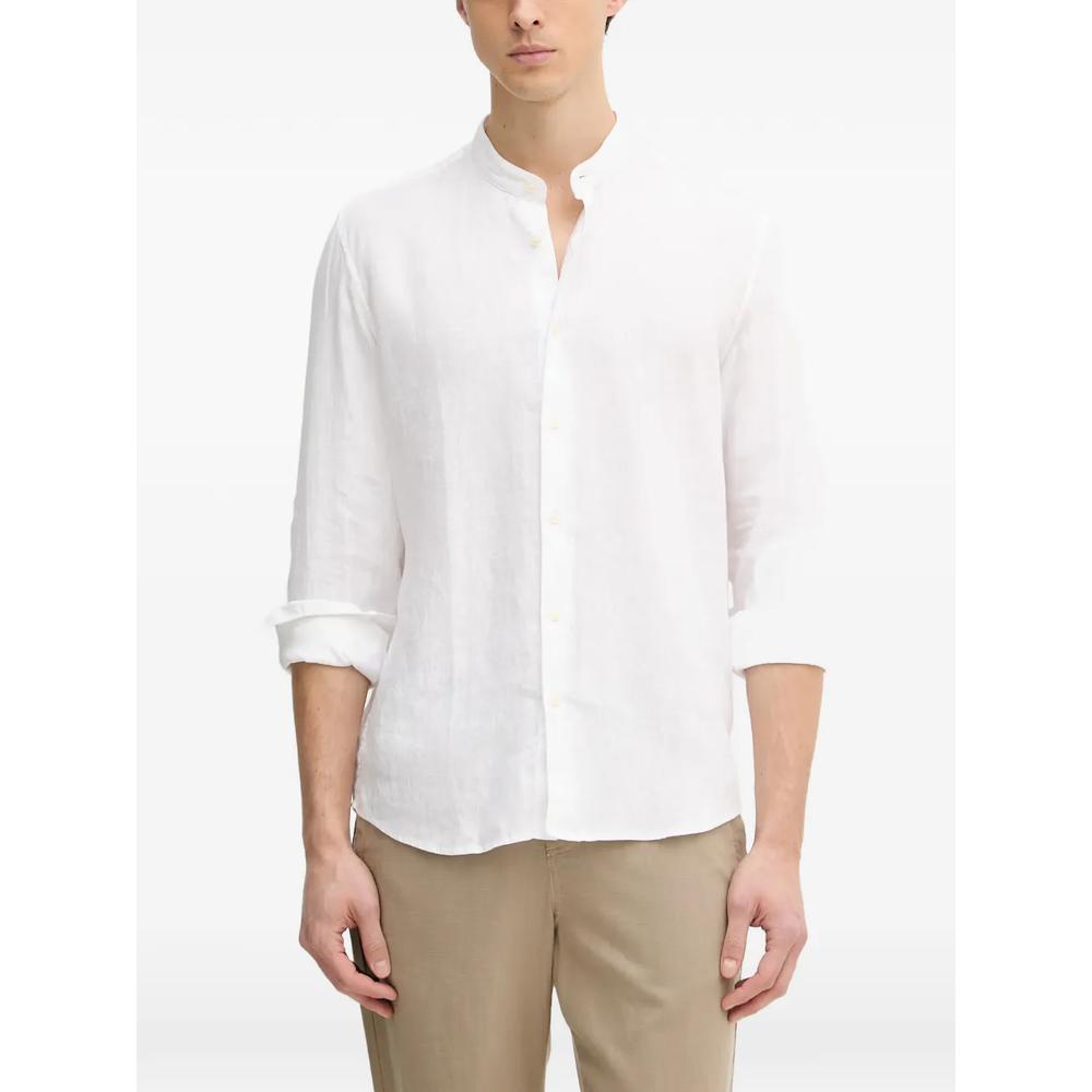 band-collar long-sleeve shirt 1