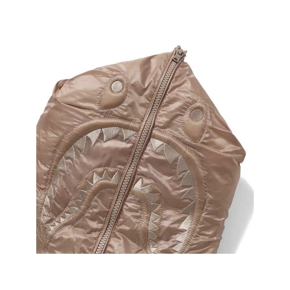 Puffer Jackets BAPE Shark Relaxed Fit Down Jacket «Бежевый» 3