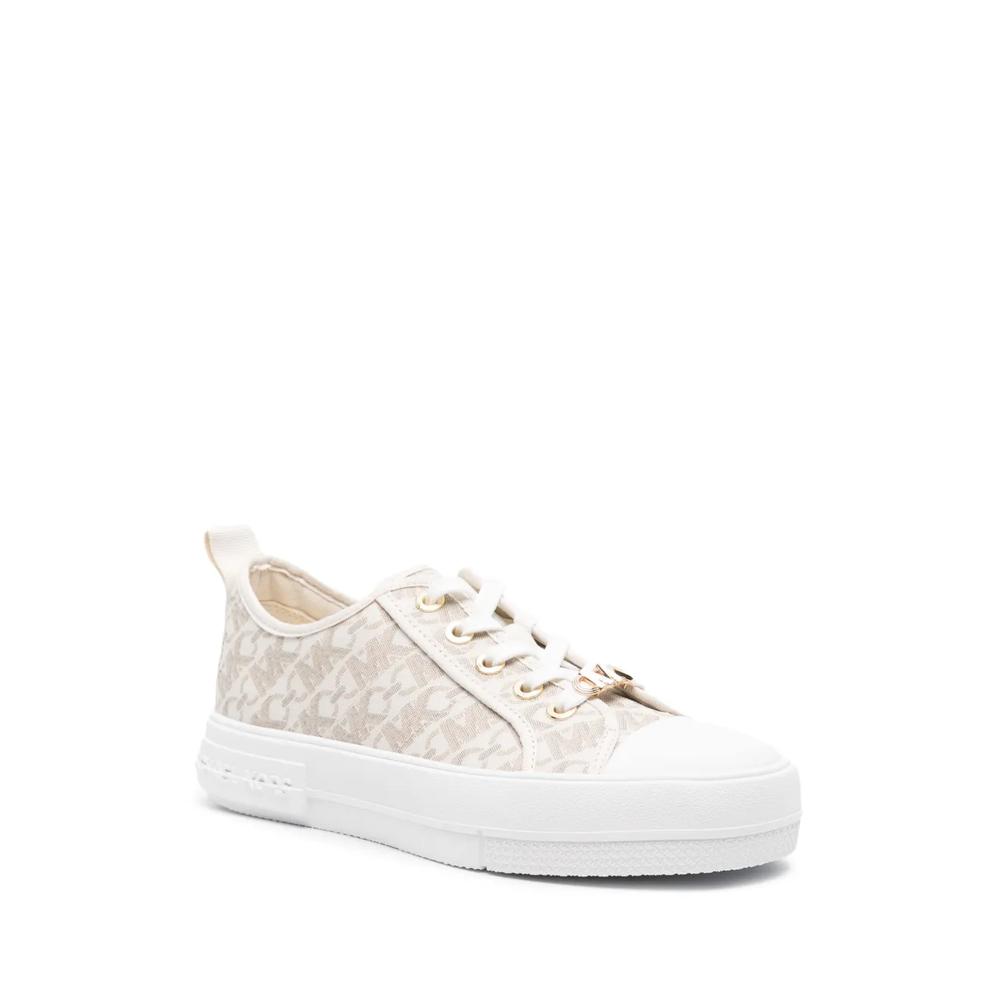 monogram-print round-toe sneakers 2