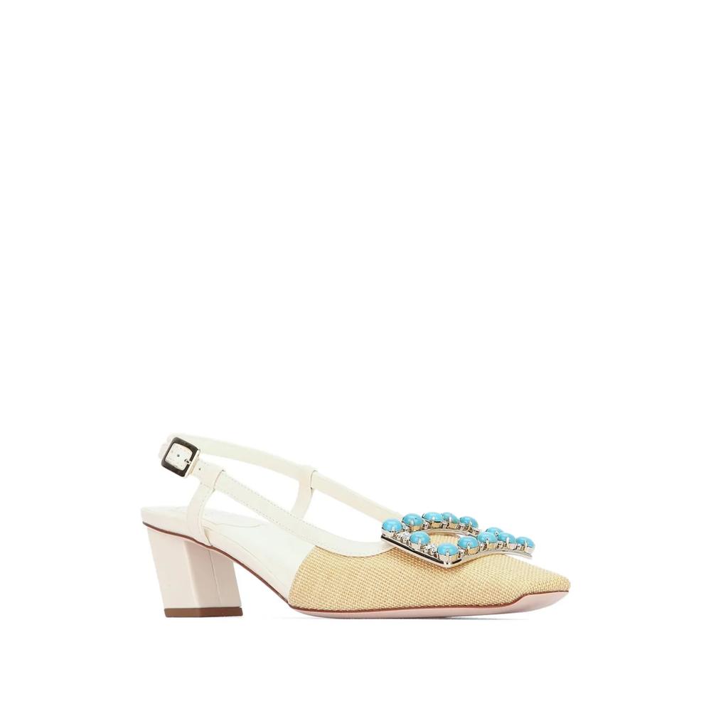 Декорированные туфли с ремешком на пятке 2