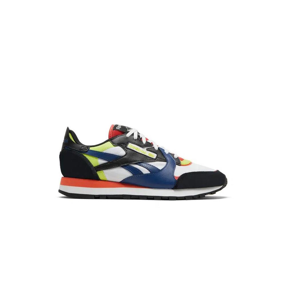 Кроссовки Reebok Classic Leather 'White Black Dynamic Red' 1