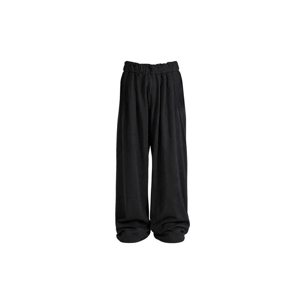 Брюки Dries Van Noten Wide-Leg Pant 'Black' 1