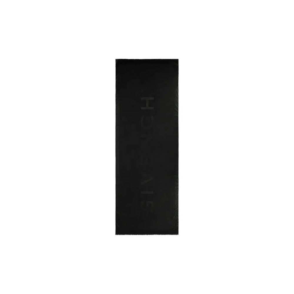 Шарфы Givenchy 4g Logo Silk Blend Scarf 'Black' 2