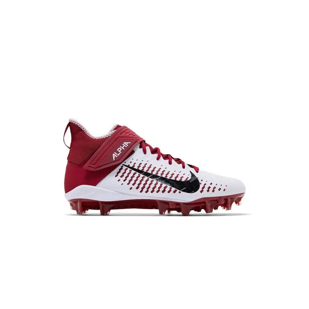 Бутсы Nike Alpha Menace Pro 2 Mid 'White Team Crimson' 1