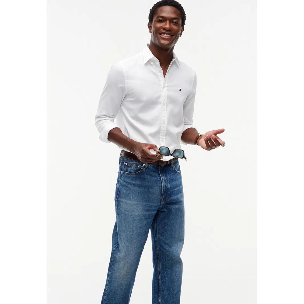 Рубашка Flex Slim Fit из добби - Tommy Mainline 5