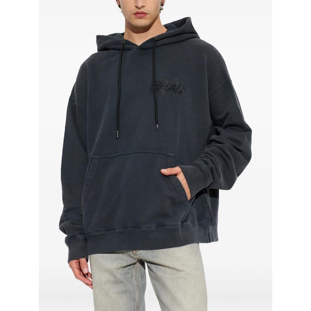 logo-embroidered cotton hoodie 3