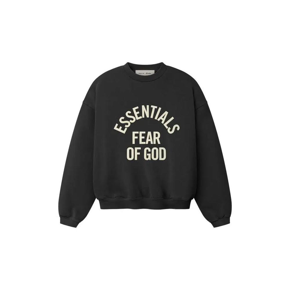 Свитера Fear of God Essentials Campus 90s Crewneck 'Выцветший черный' 1