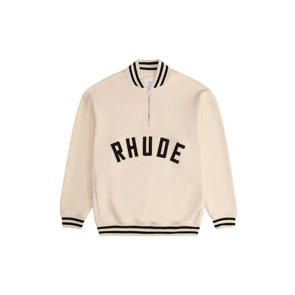 Топы Rhude Quarter Zip 'Vintage Cream/Black' 1
