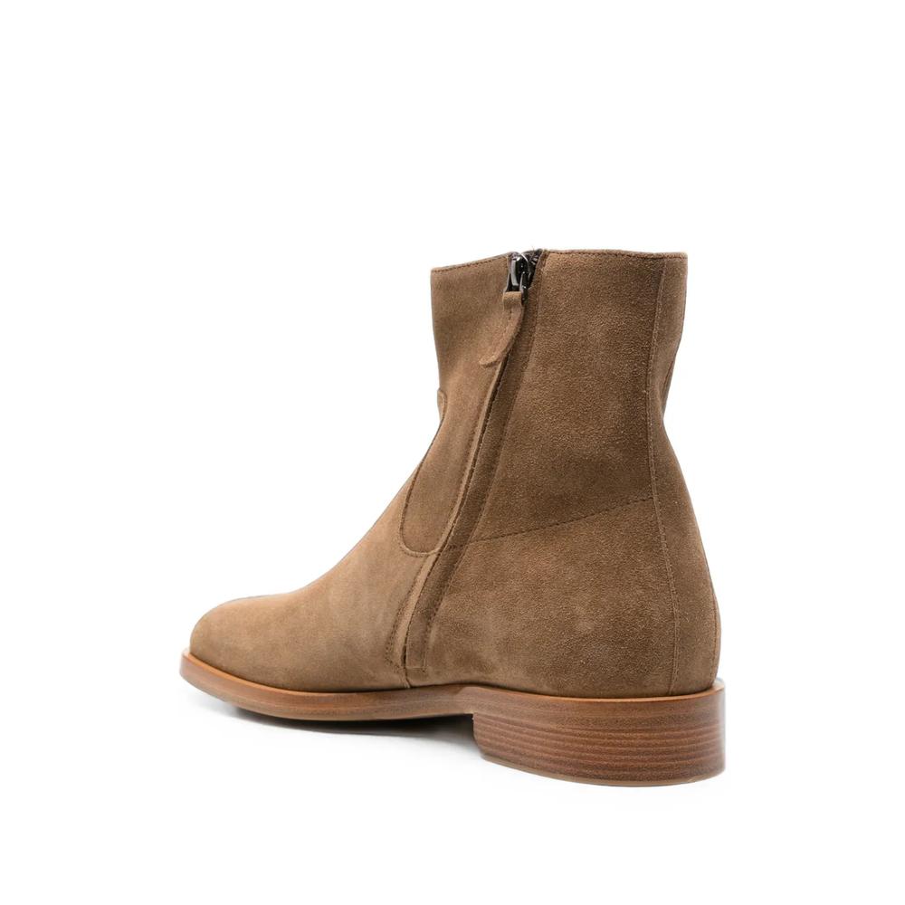 suede side-zip boots 3