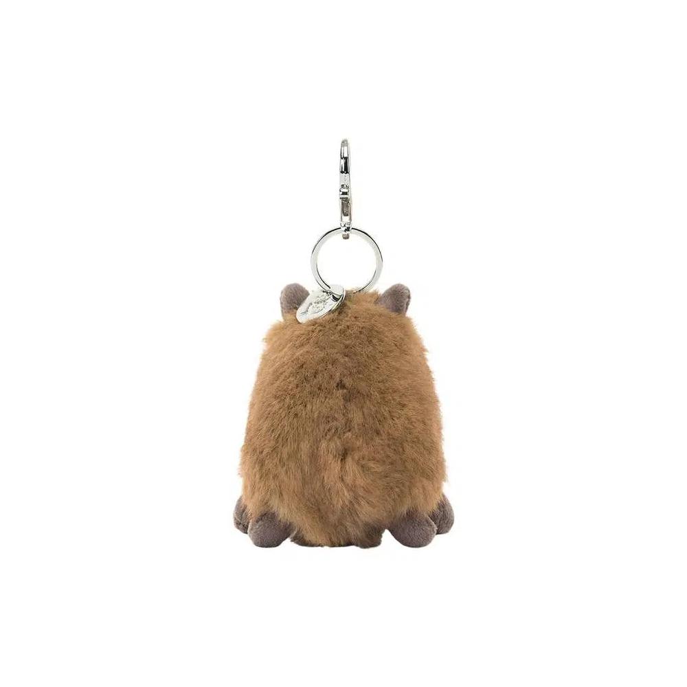 Брелоки и шнурки Jellycat Clyde Capybara Bag Charm 'Brown' 2