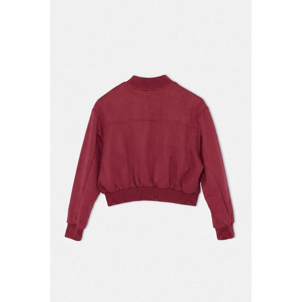 Красное пальто-бомбер из замши Regular Fit Twoaw26Ce00077Twoaw26Ce00077 3