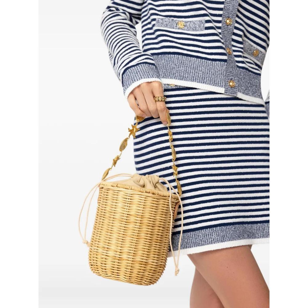 Island shell-embellished bucket bag 2