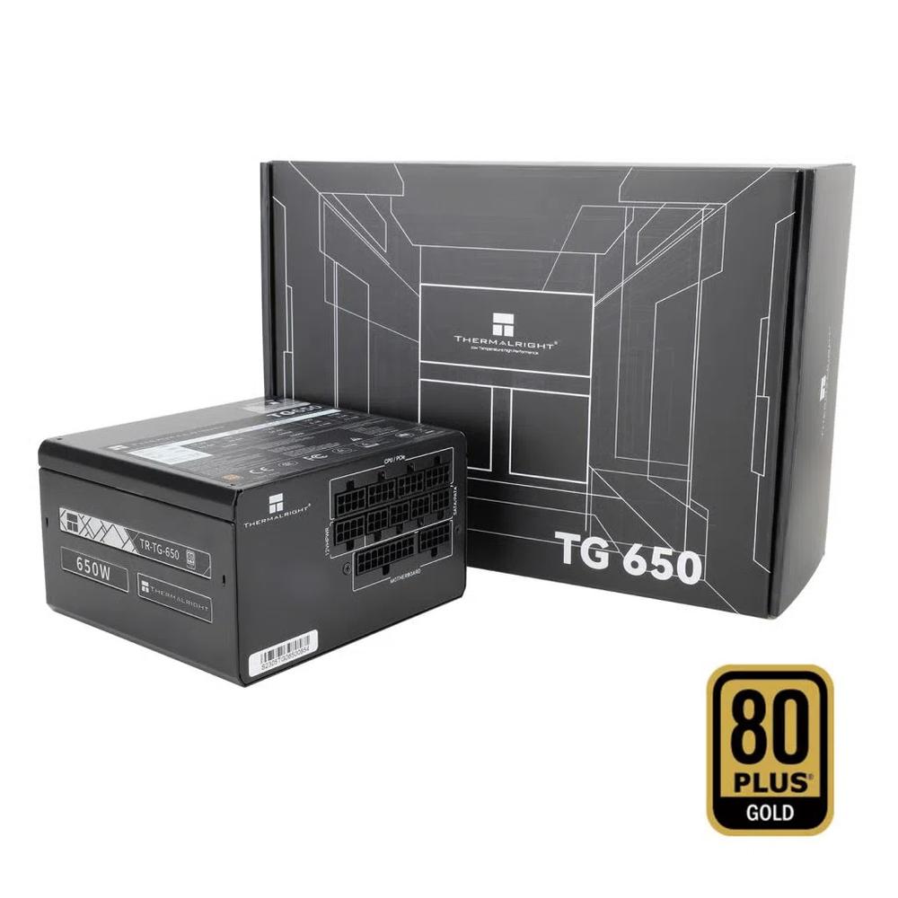 ThermalRight TG-650 650W 80Plus Gold золотой сертификат полностью модульный блок питания - Black черный 1