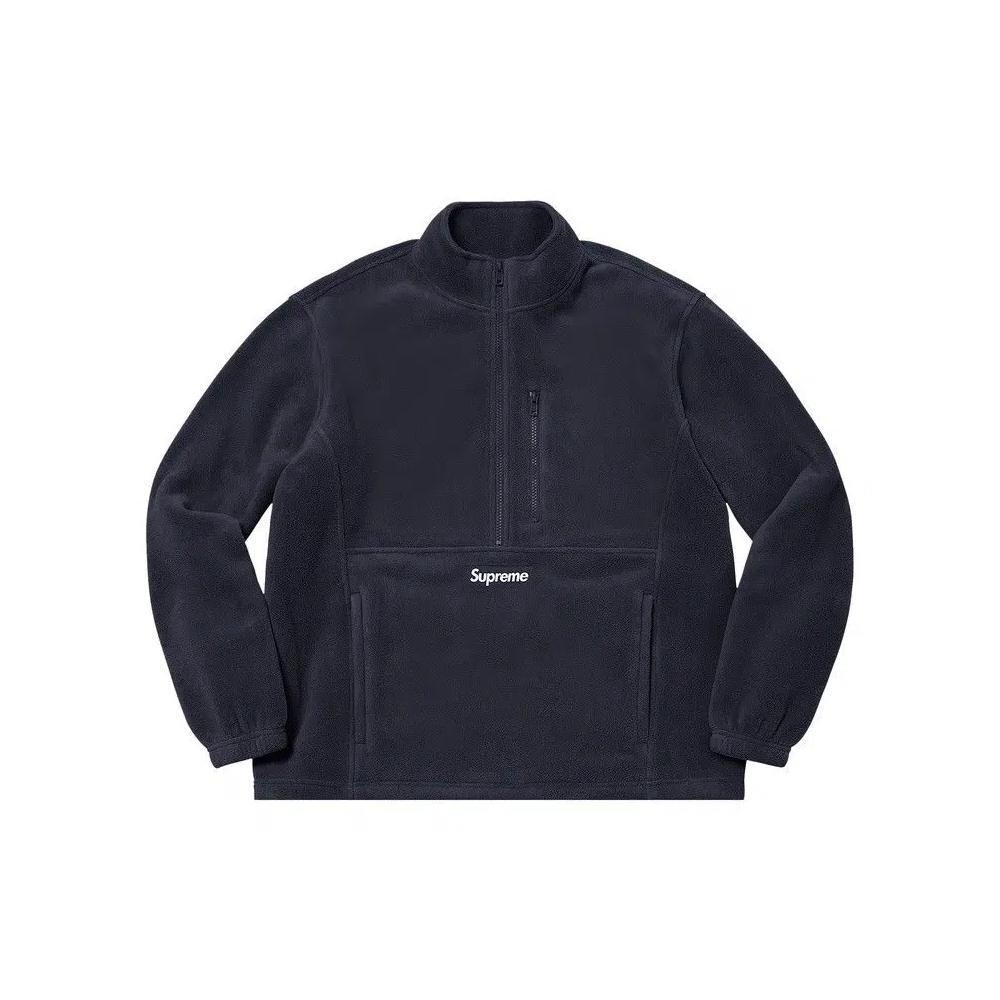 Полузастежки Supreme Polartec Half Zip Pullover 'Navy' 1