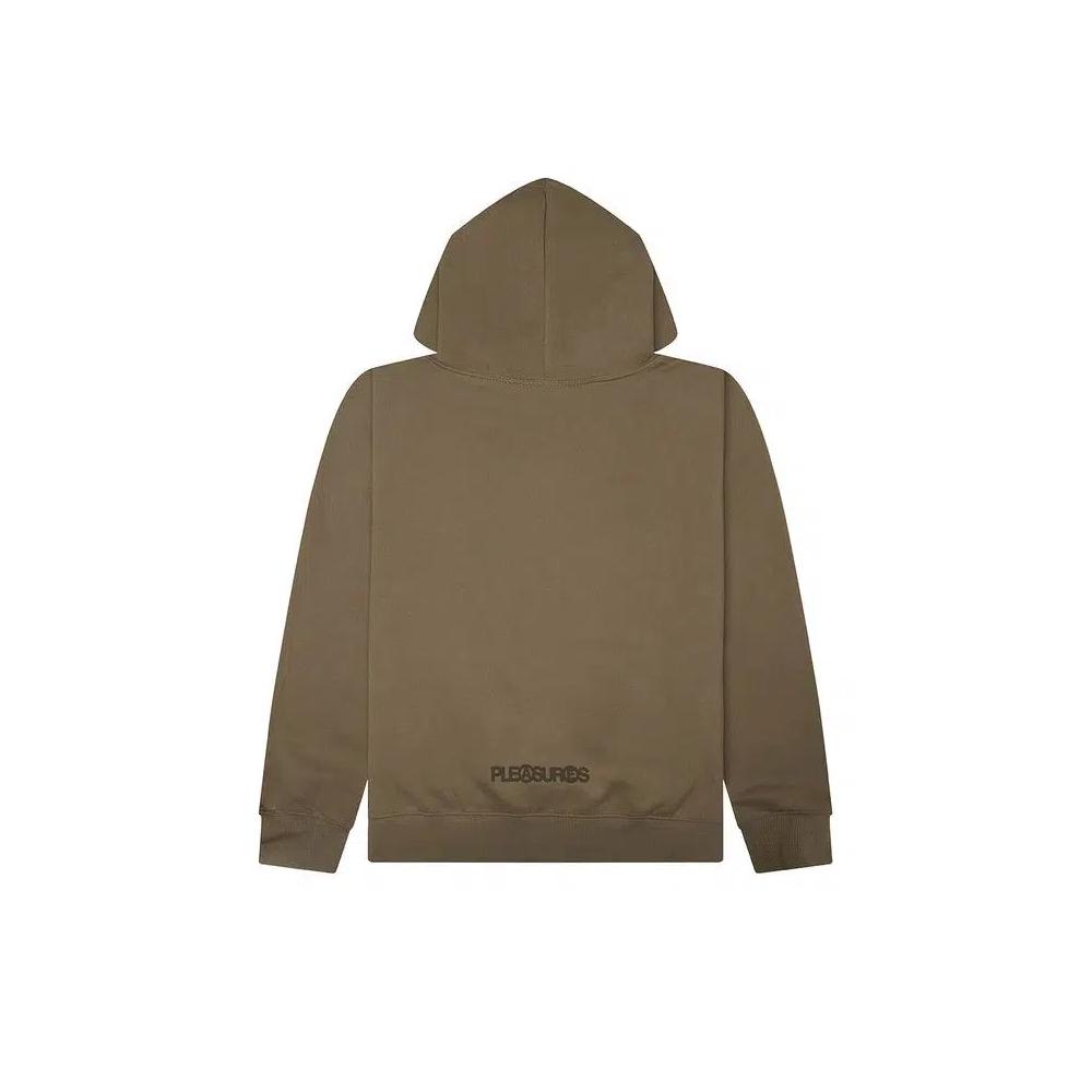Толстовка на молнии Pleasures Zine Zip Hoodie 'Mud' 2