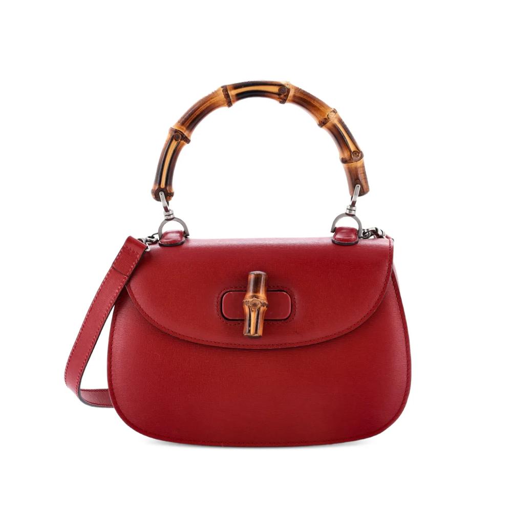 Маленькая сумка-сэтчел Bamboo 1947 Top Handle Bag Leather 1