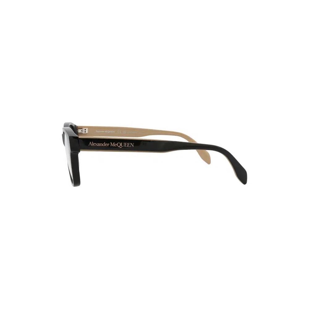 Очки Alexander McQueen Square-Frame Acetate Optical Frames 'Black Transparent' 3