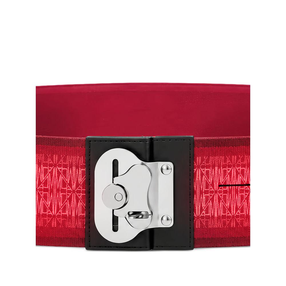 M Butterfly logo-print elastic luggage belt 2