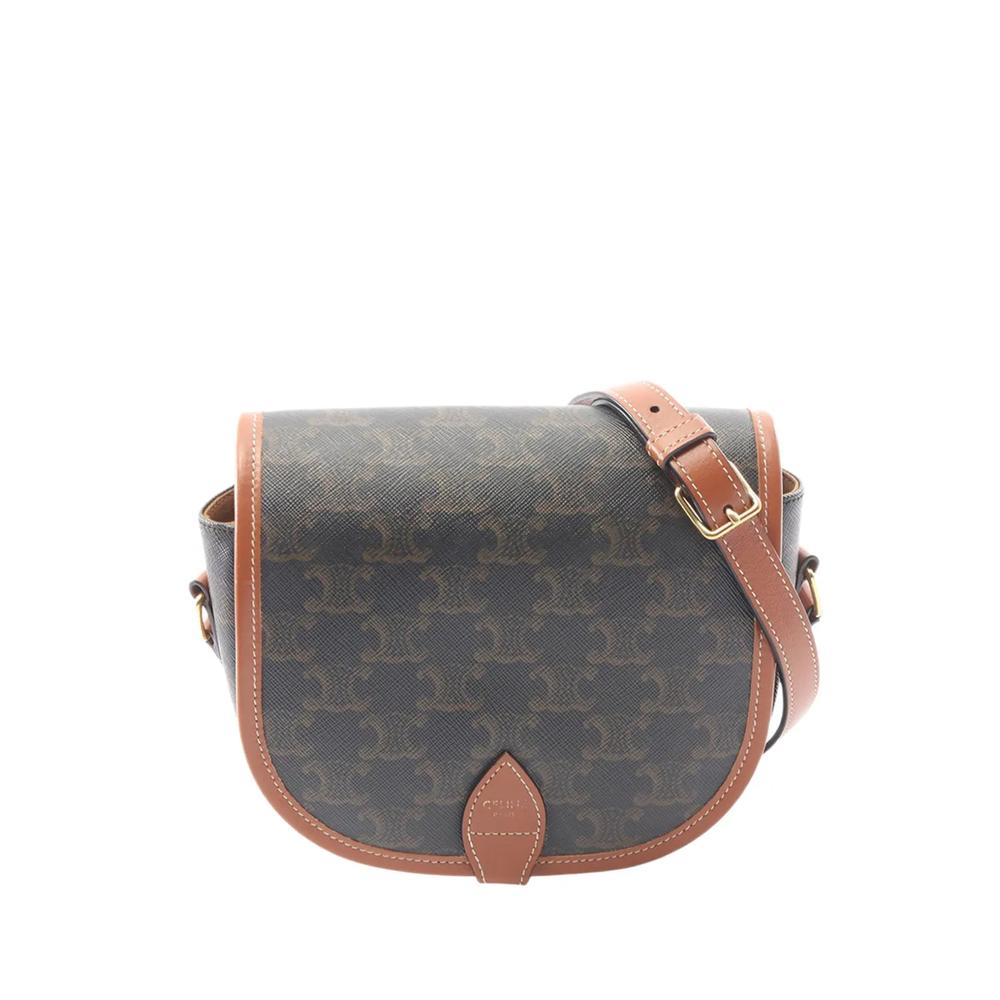 Сумка через плечо Medium Triomphe Coated Canvas Folco (2019-2026 годы) 1