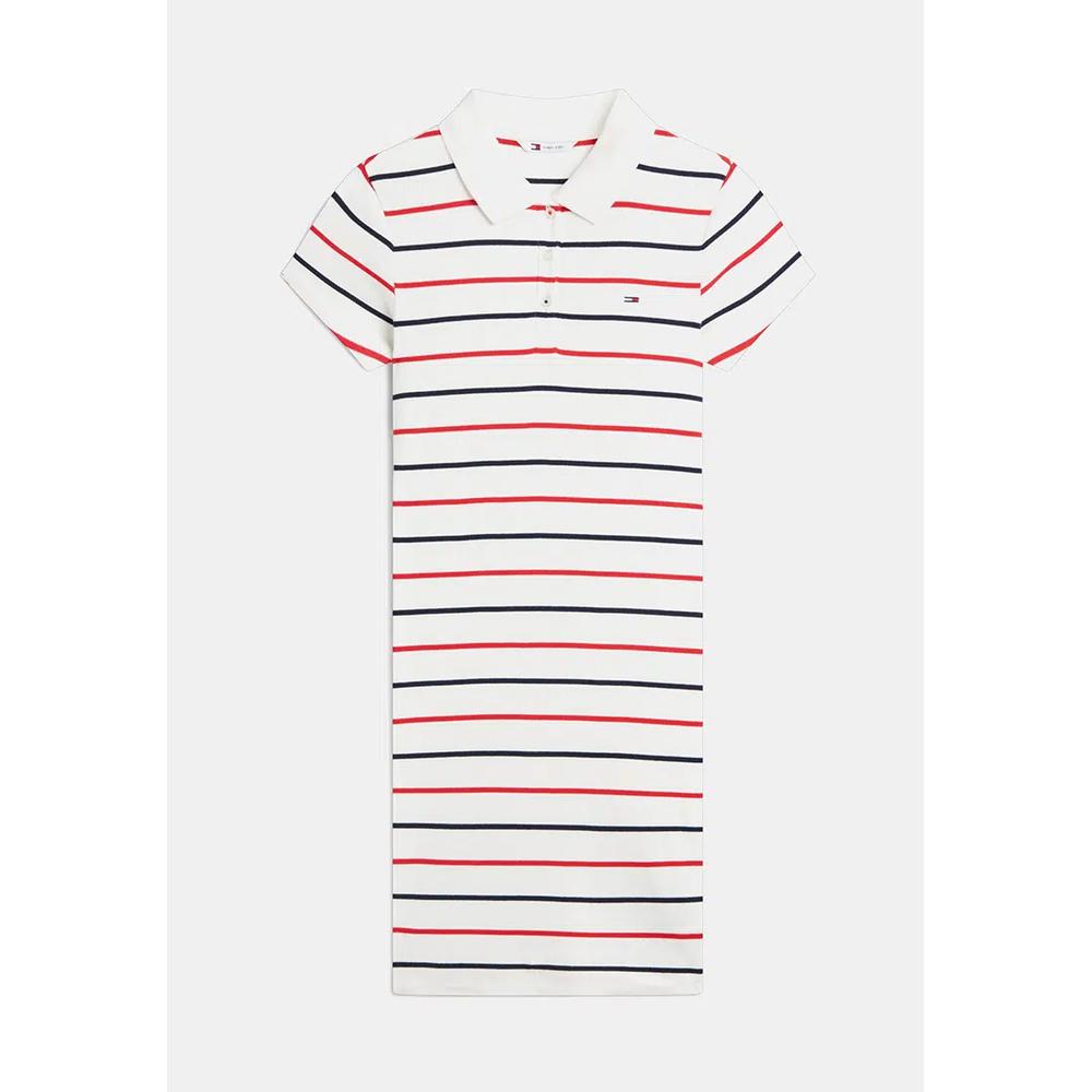 Ребристое мини-платье-поло - Tommy Jeans 5