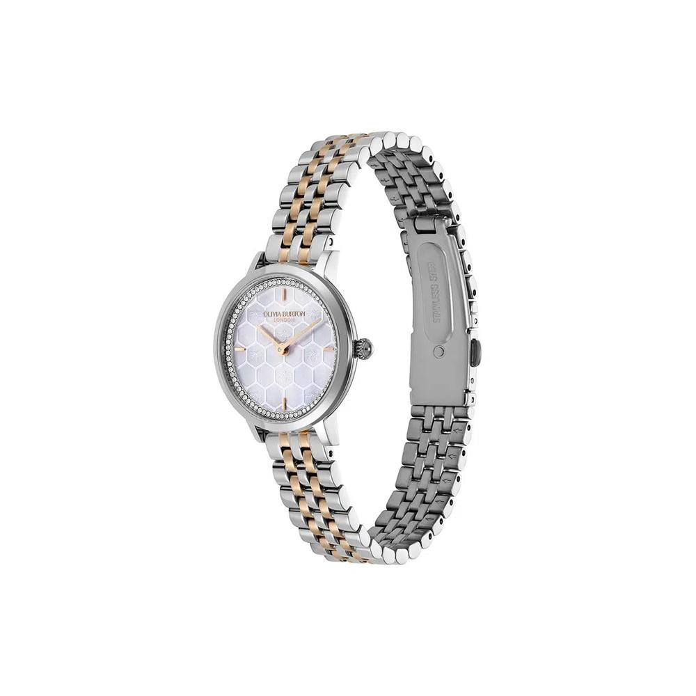 ULTRA SLIM HONEYCOMB Женские часы, ремешок из нержавеющей стали, серый циферблат 24000265 2
