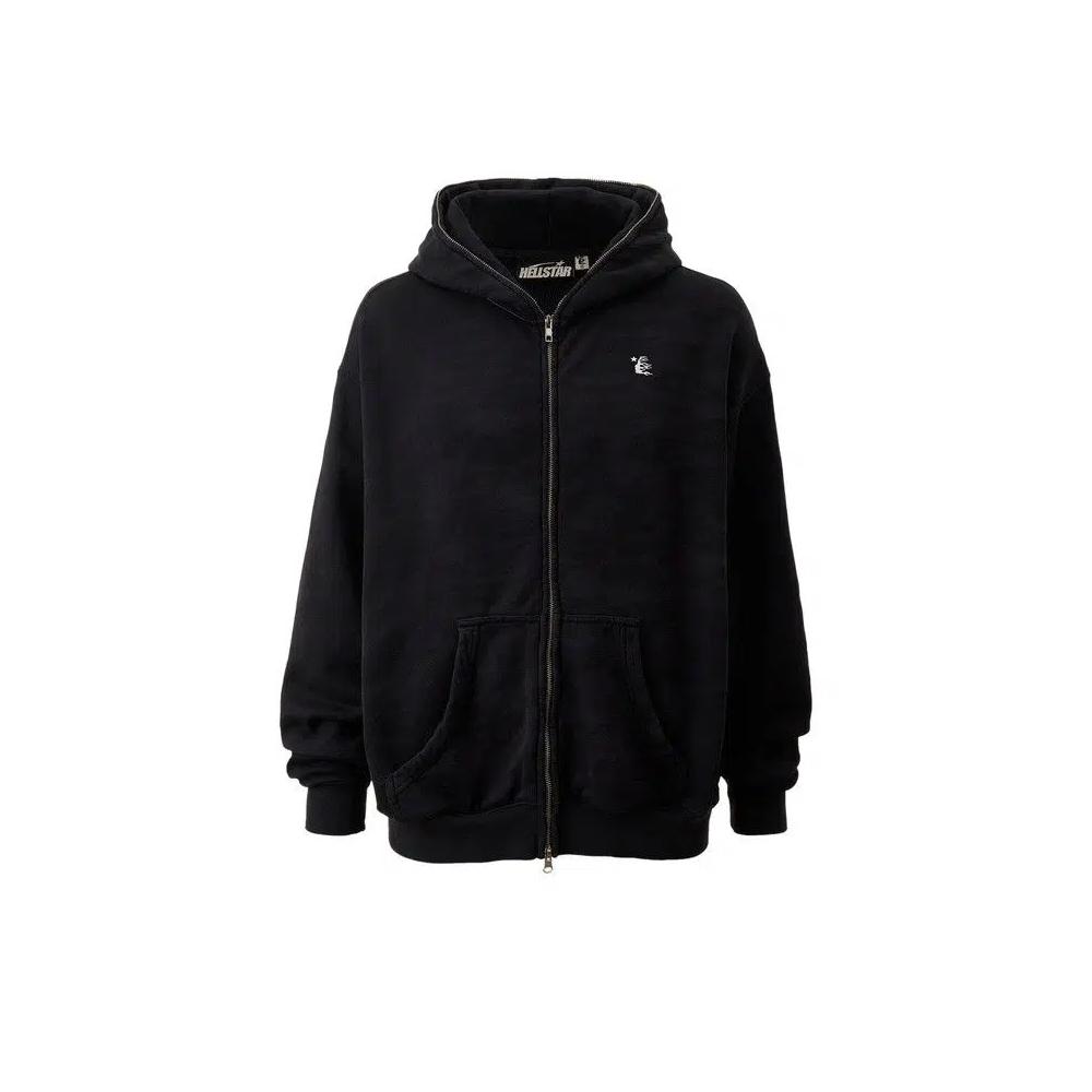 Толстовки на молнии Hellstar Overdye Cheetah Zip Up 'Purple' 1