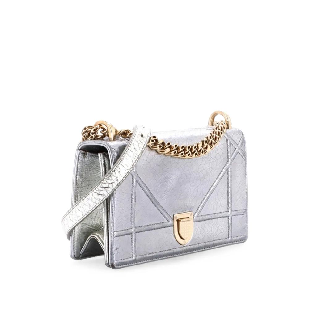 Маленькая сумка на плечо Diorama Flap Bag Crackled 3