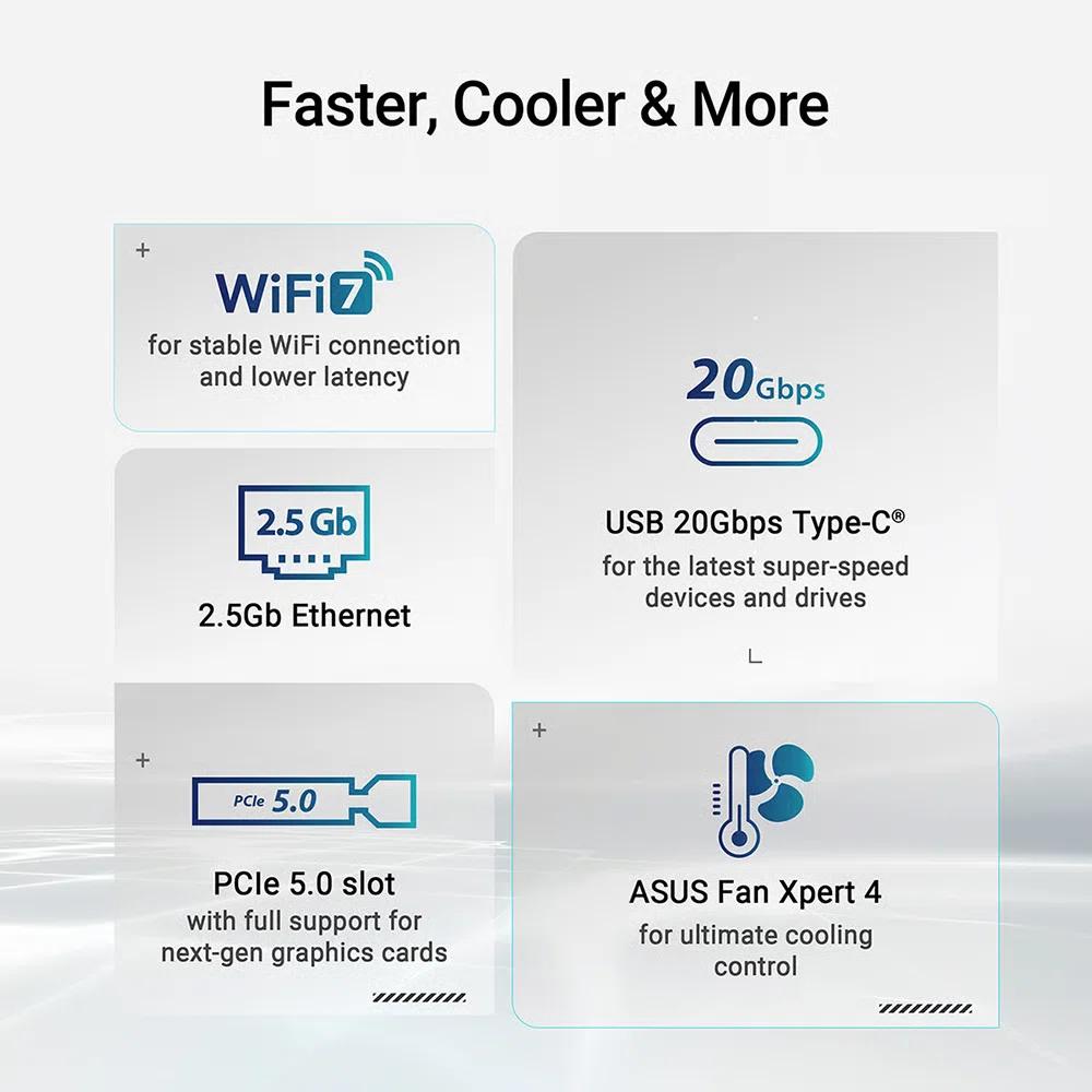 ASUS PRIME Z890M-PLUS WIFI-CSM Micro-ATX материнская плата (DDR5) 4