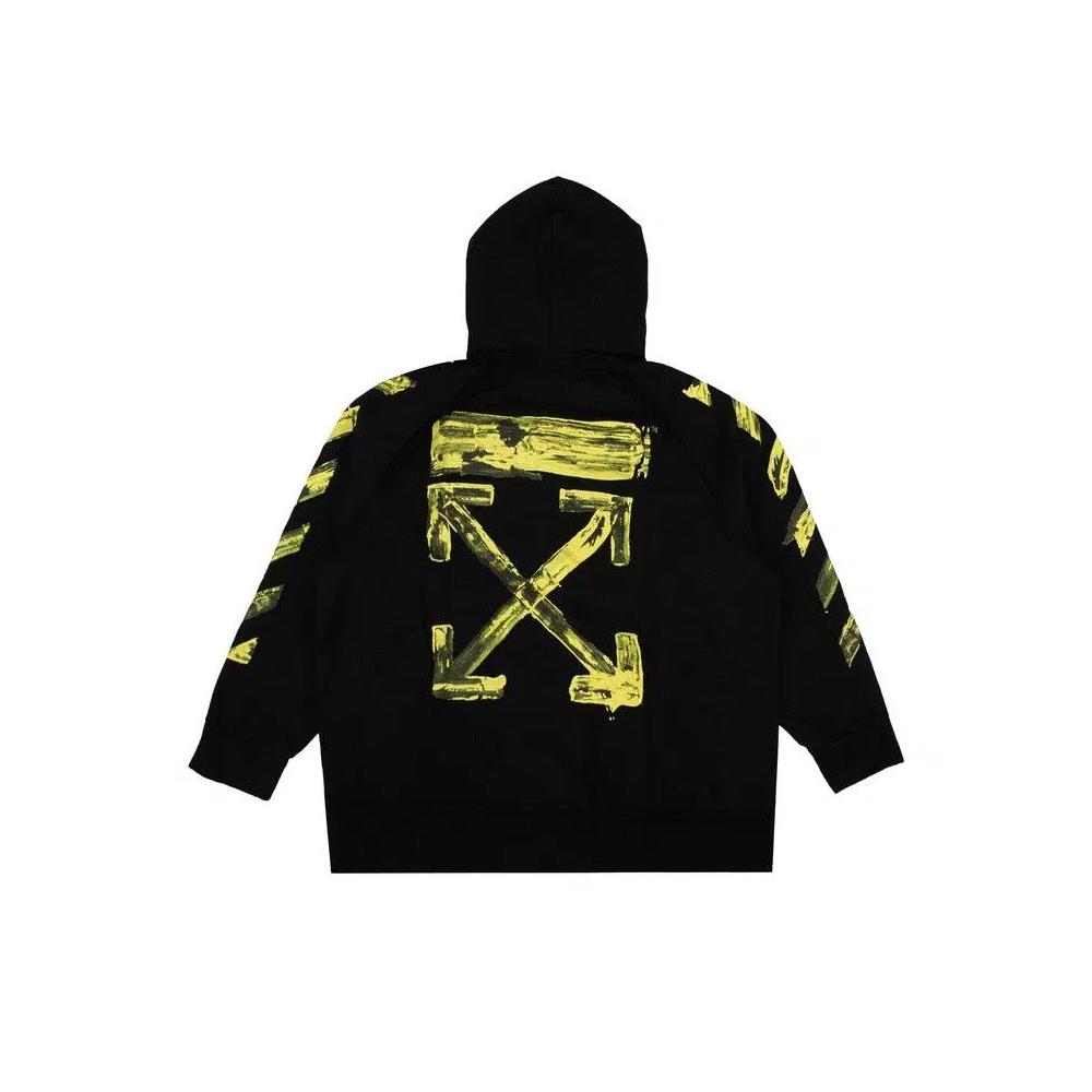 Худи Off-White Raw Edges Arrows Sweatshirt 'Черный' 2
