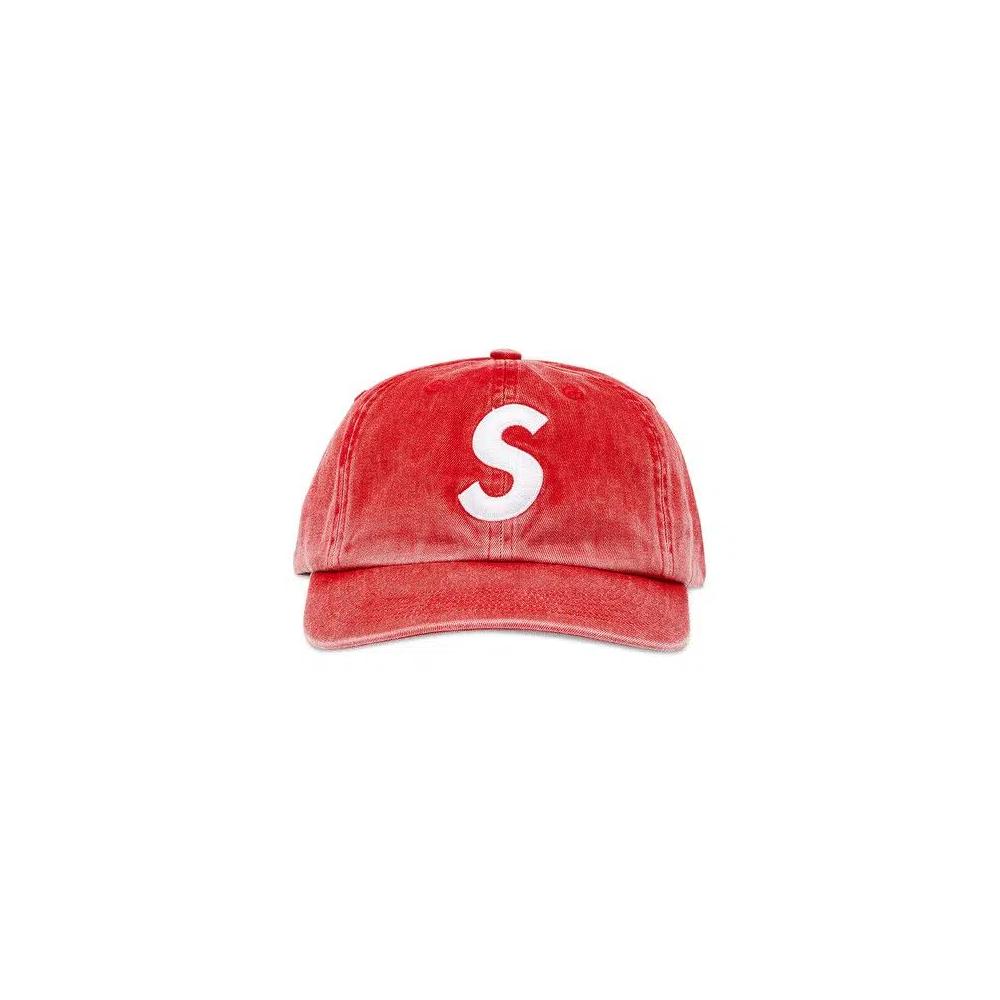 Бейсболки Supreme Pigment Print S Logo 6-Panel 'Красный' 1