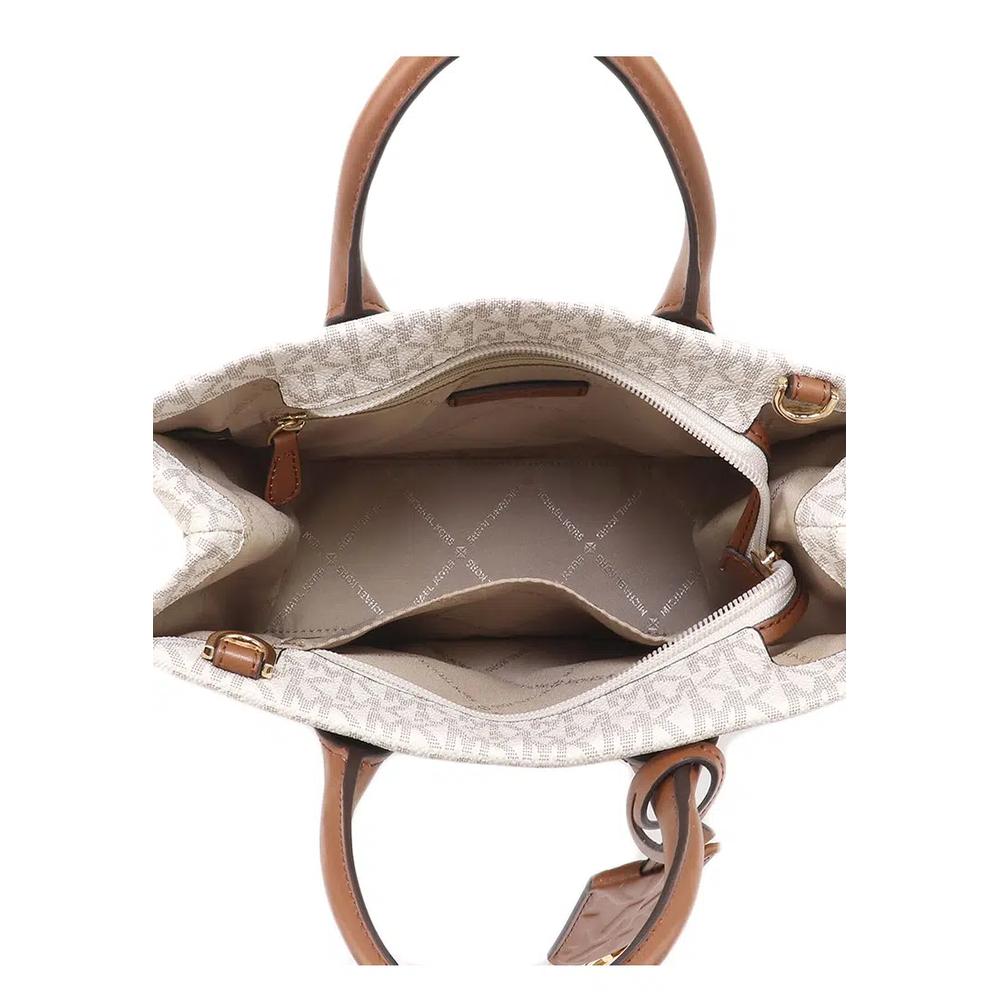 Mirella Small Logo Crossbody - Ваниль/Коричневый 3