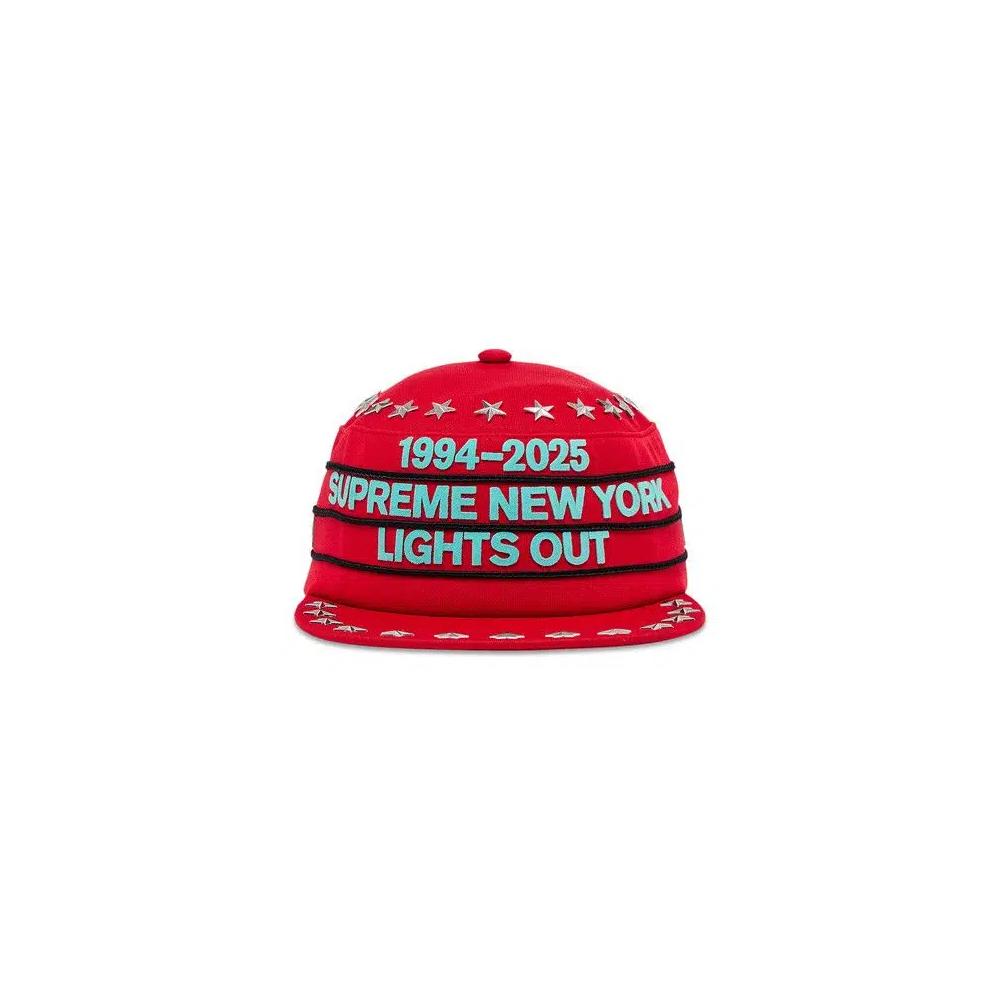 Шляпы Supreme Stars Studded Pillbox Hat 'Красный' 1