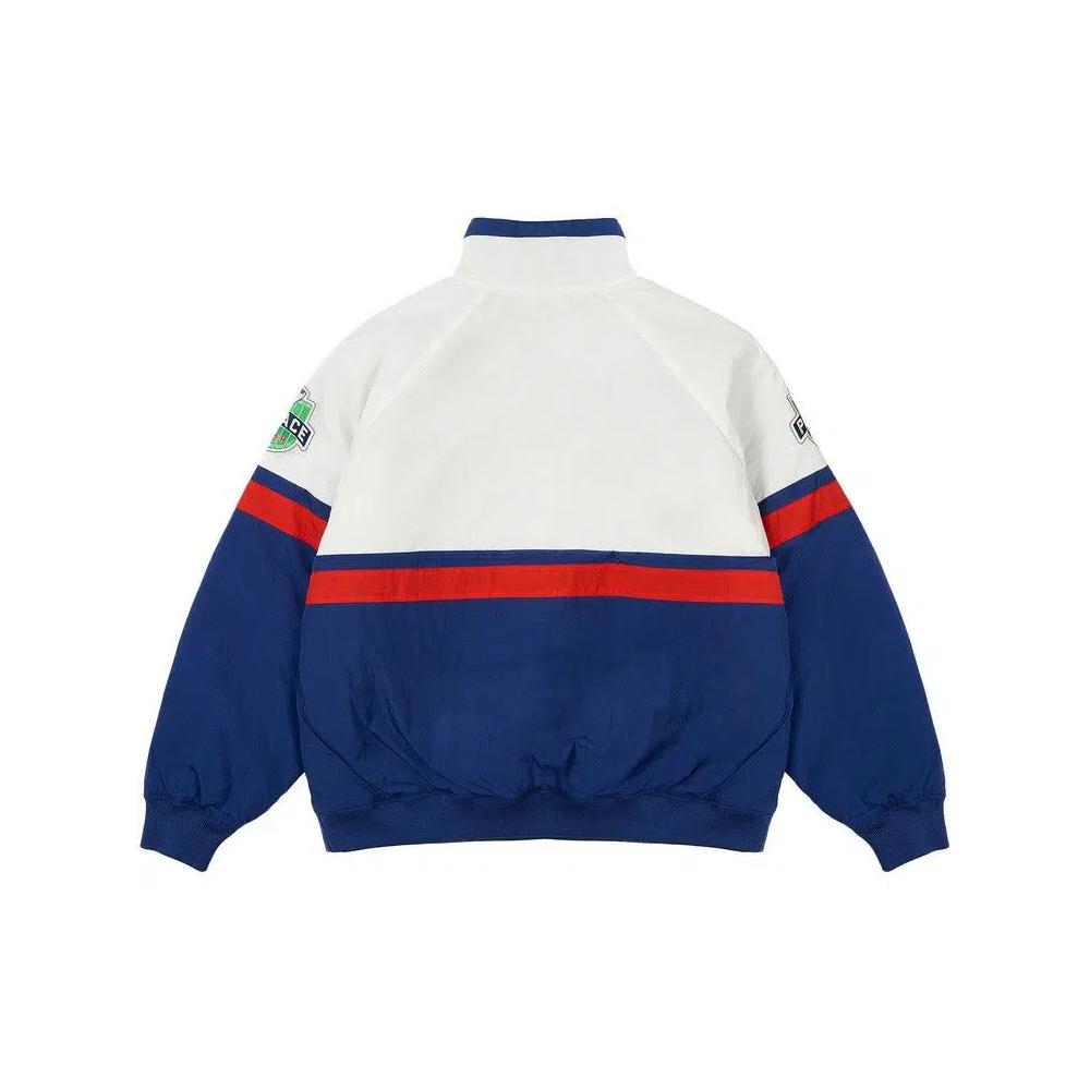 Куртки Palace Breakout Half Zip Bomber 'White/Navy' 2