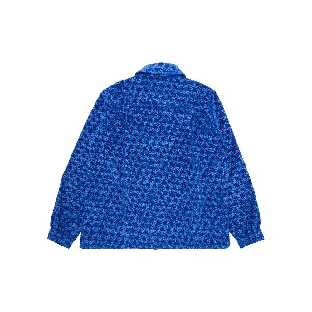Рубашки на пуговицах ERL Corduroy Embossed Shirt 'Blue' 2