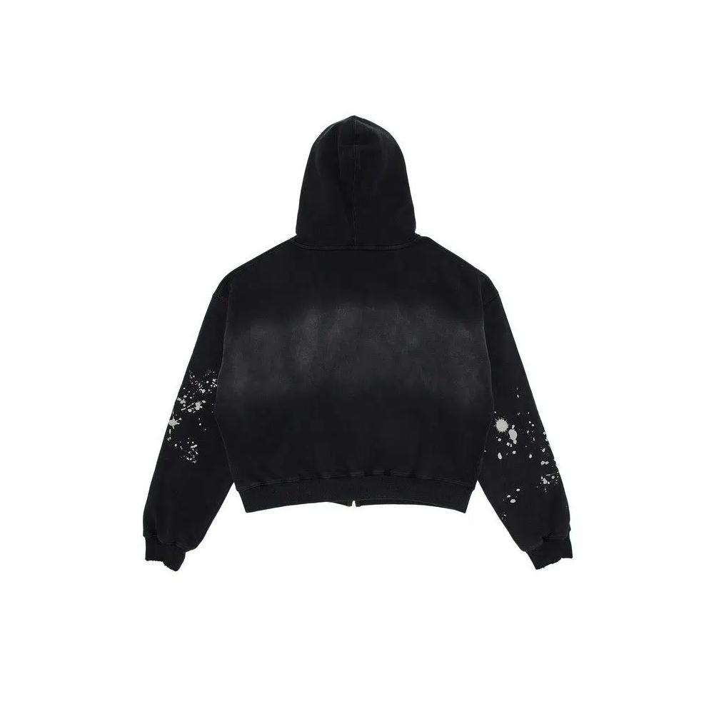Толстовки на молнии Vale Forever Paint Zip Up Hoodie 'Black' 2