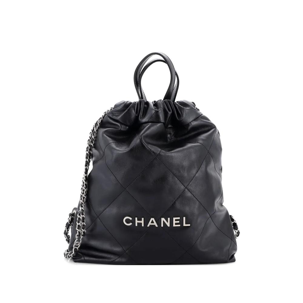 Рюкзак 22 Chain Quilted Calfskin среднего размера 1