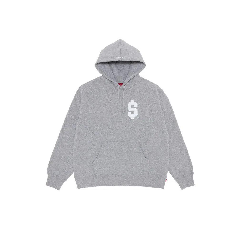 Худи Supreme $ Hooded Sweatshirt 'Heather Grey' 1