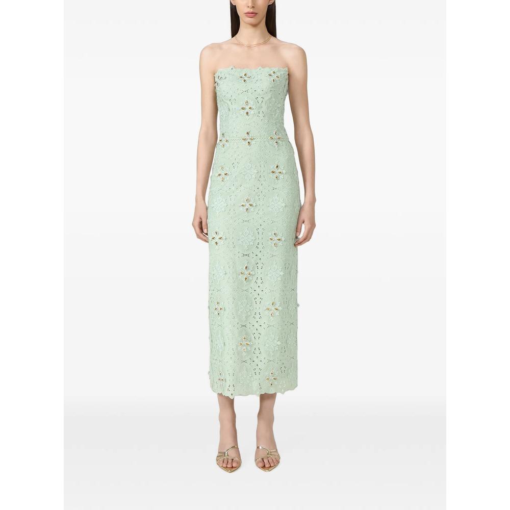 Renelle embroidered lace midi dress 2