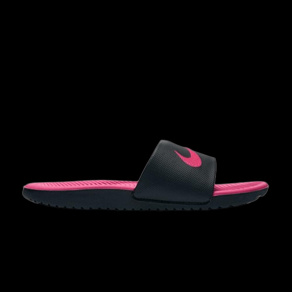 Слайды Nike Kawa Slide GS 'Black Vivid Pink' 1